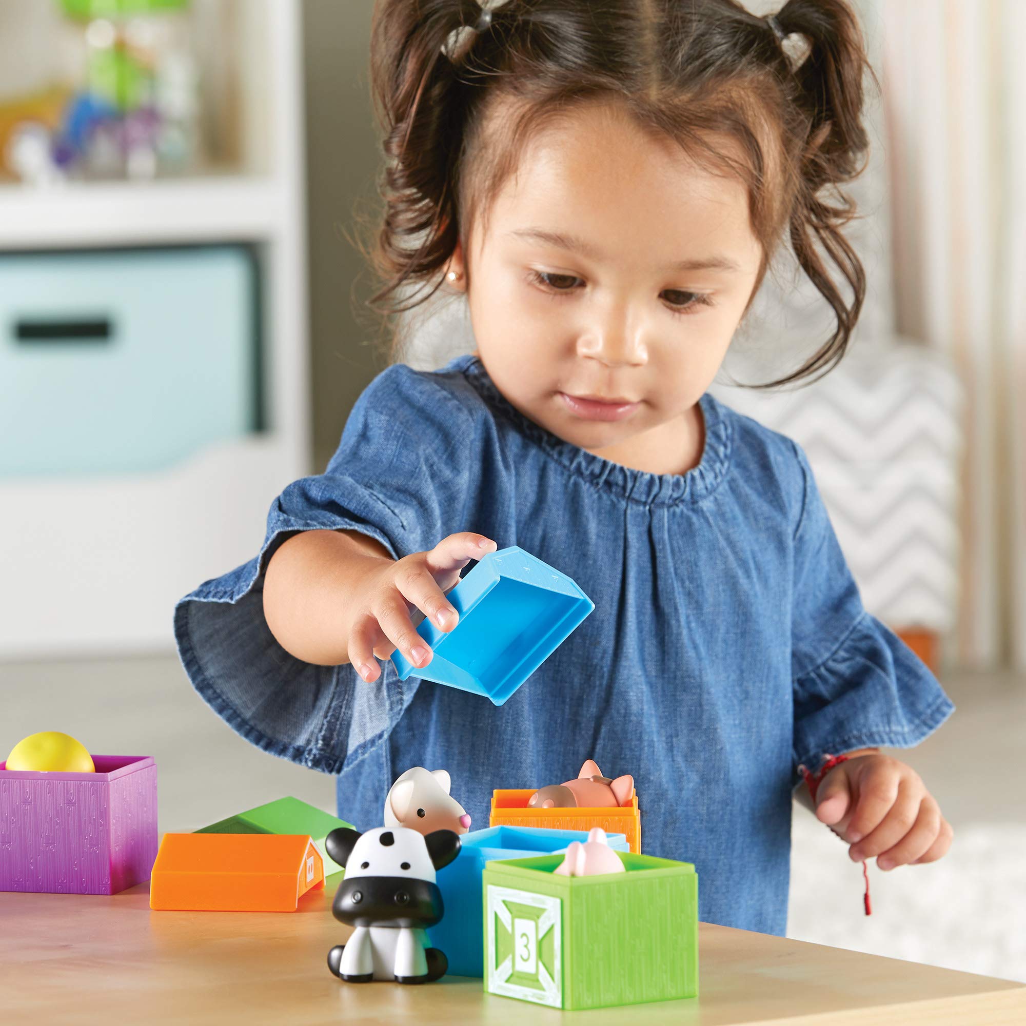 Foto 8 pulgar | Toy Learning Resources Peekaboo Learning Farm, 10 Piezas - Venta Internacional.