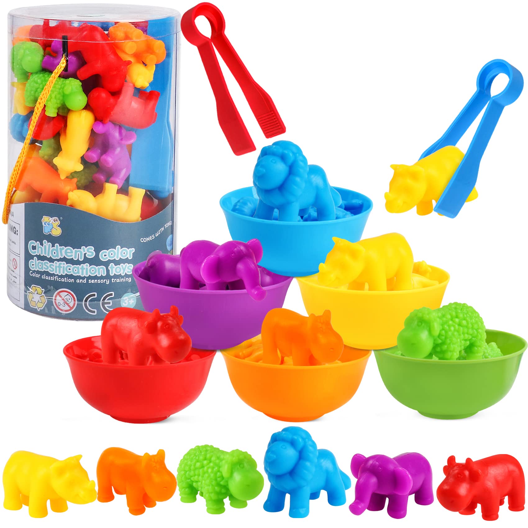 Juegos De Combinación De Colores Para Niños Counting Animal Toys Usatdd ...