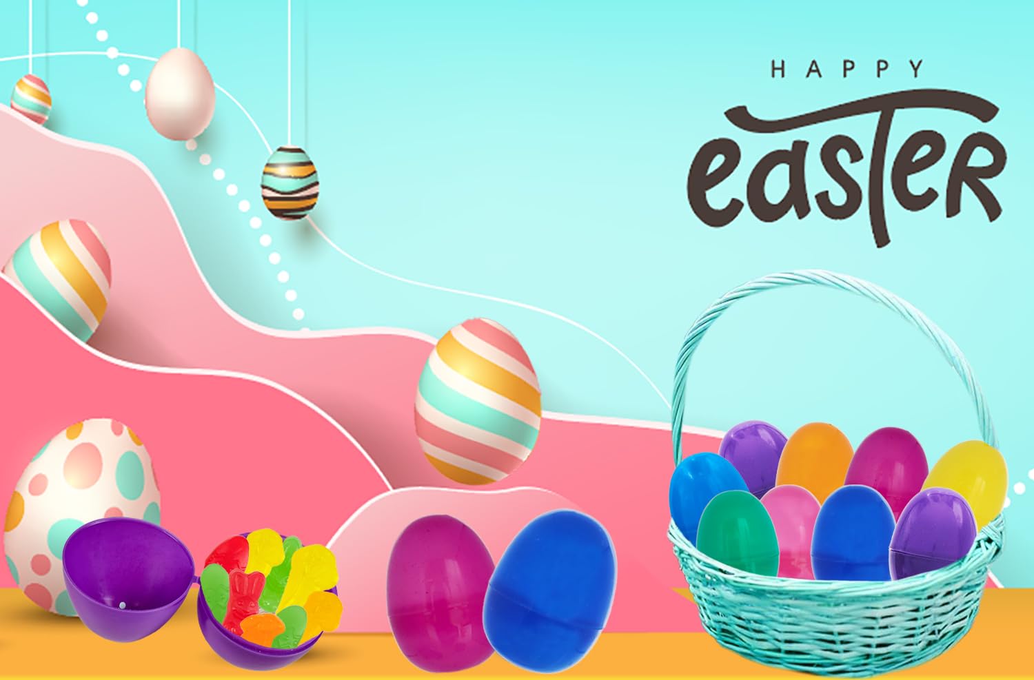 Foto 6 | Huevos de Pascua Rellenables The Dreidel Company 2.25 Colores Surtidos - Venta Internacional