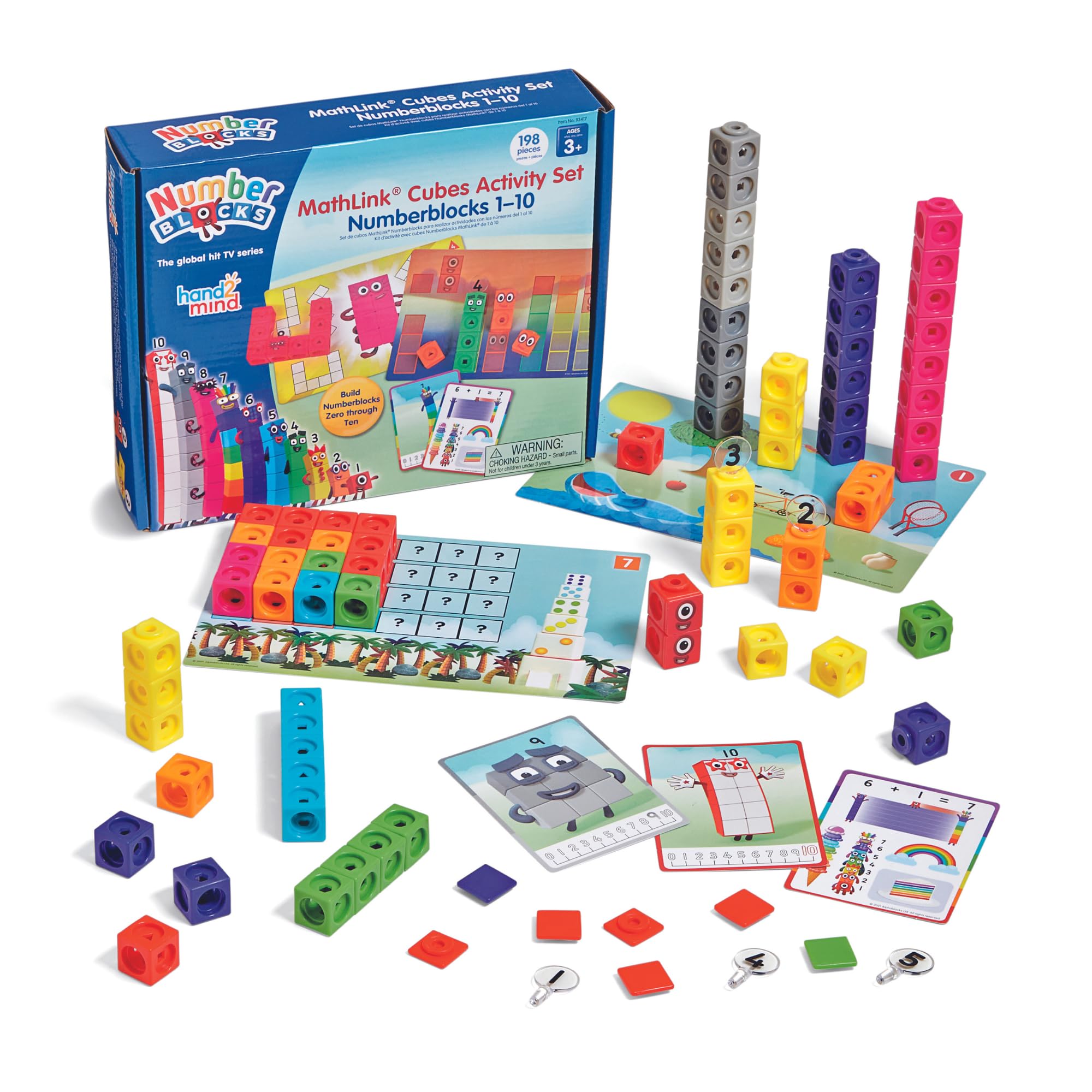 Bloques de Construcción Hand2mind Mathlink Cubes Numberblocks - Venta Internacional