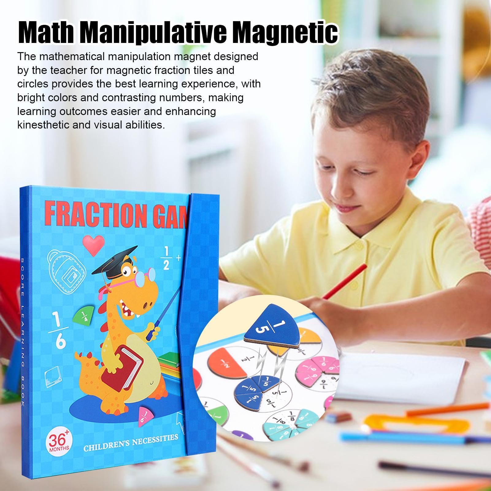 Foto 6 pulgar | Set Montessori De Manipulación Matemática Magnética Con Libro De Actividades - Venta Internacional