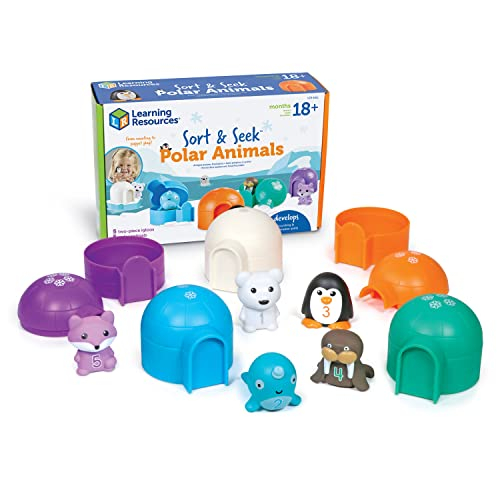 Set de Juguetes Educativos Learning Resources Sort & Seek Polar - Venta Internacional