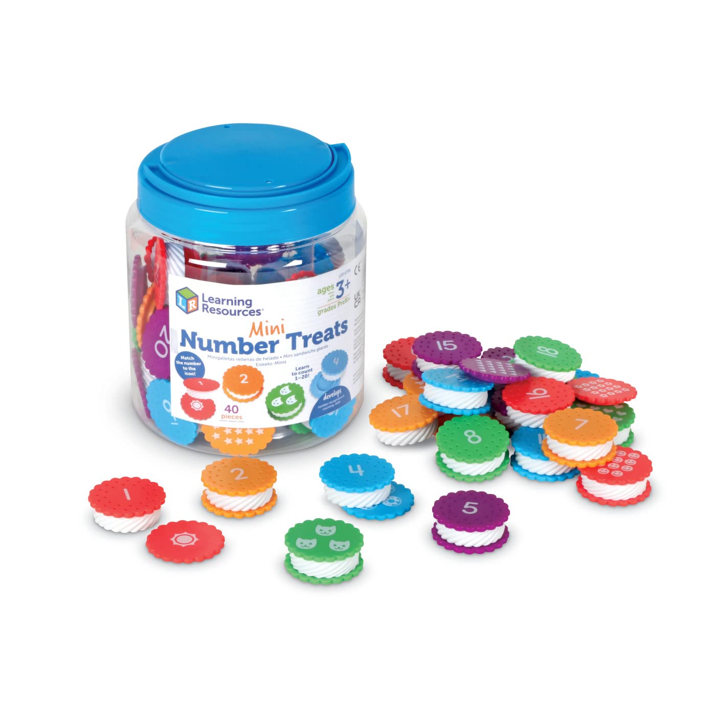 Golosinas con Números Pequeños Toy Learning Resources 40 Unidades - Venta Internacional