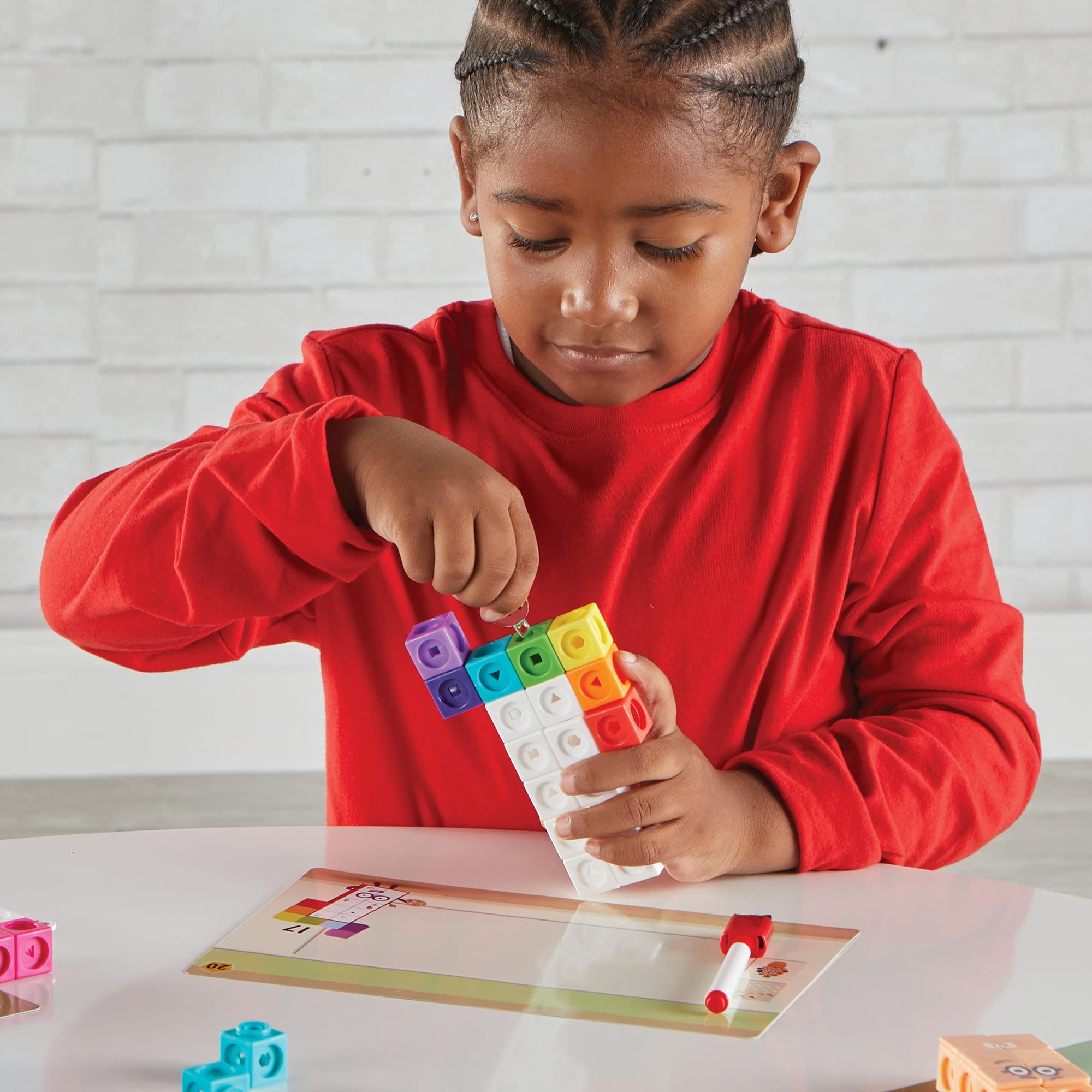 Foto 5 pulgar | Conjunto de Actividades Mathlink Cubes Numberblocks con 155 Cubos - Venta Internacional