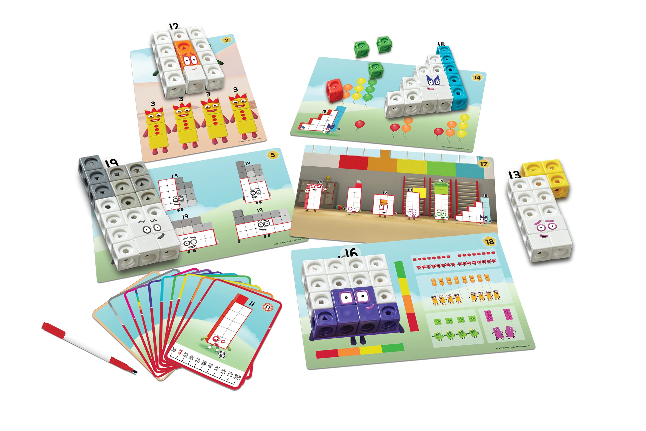 Foto 6 | Conjunto de Actividades Mathlink Cubes Numberblocks con 155 Cubos - Venta Internacional