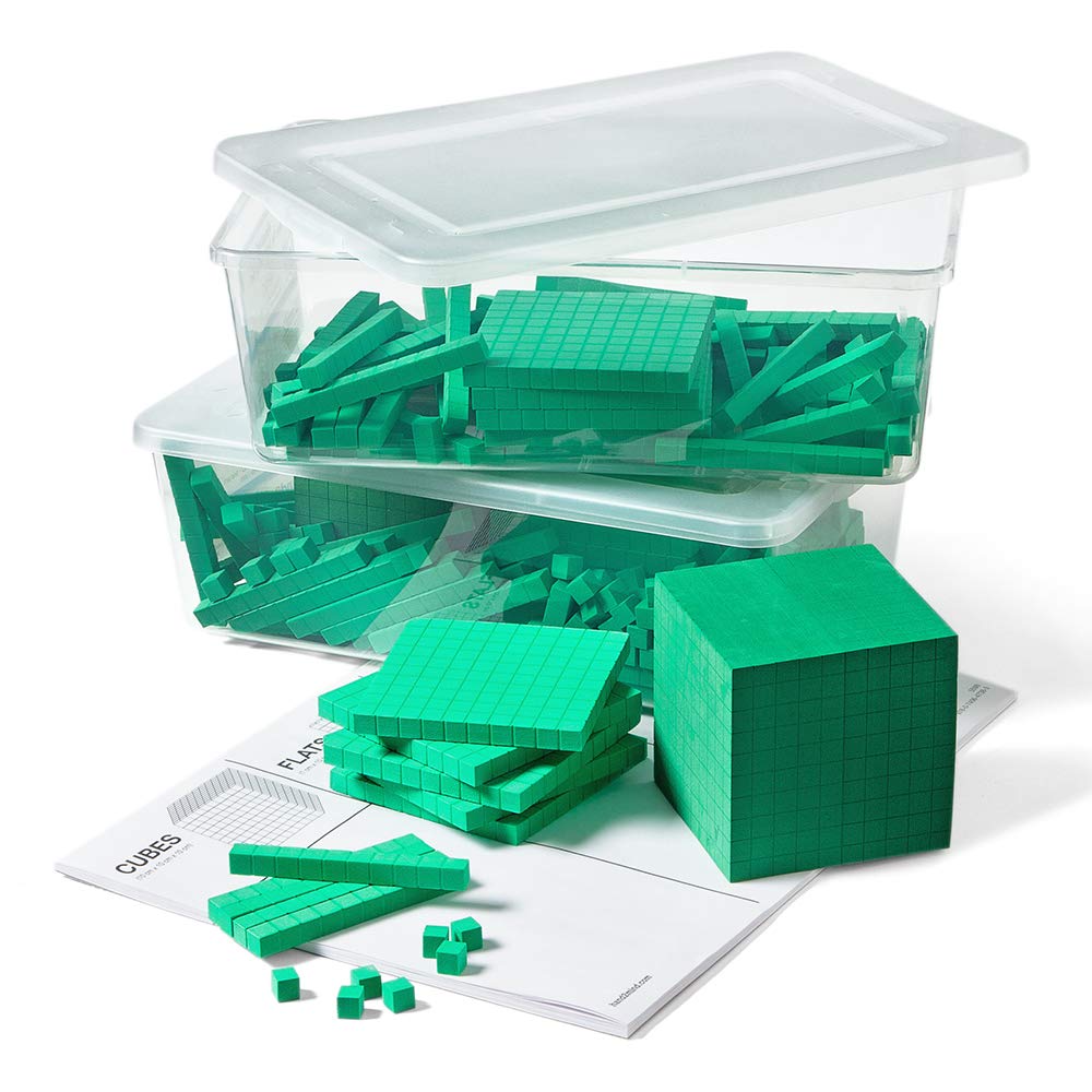 Set Completo de Espuma Verde Base Ten Blocks Hand2mind - Venta Internacional