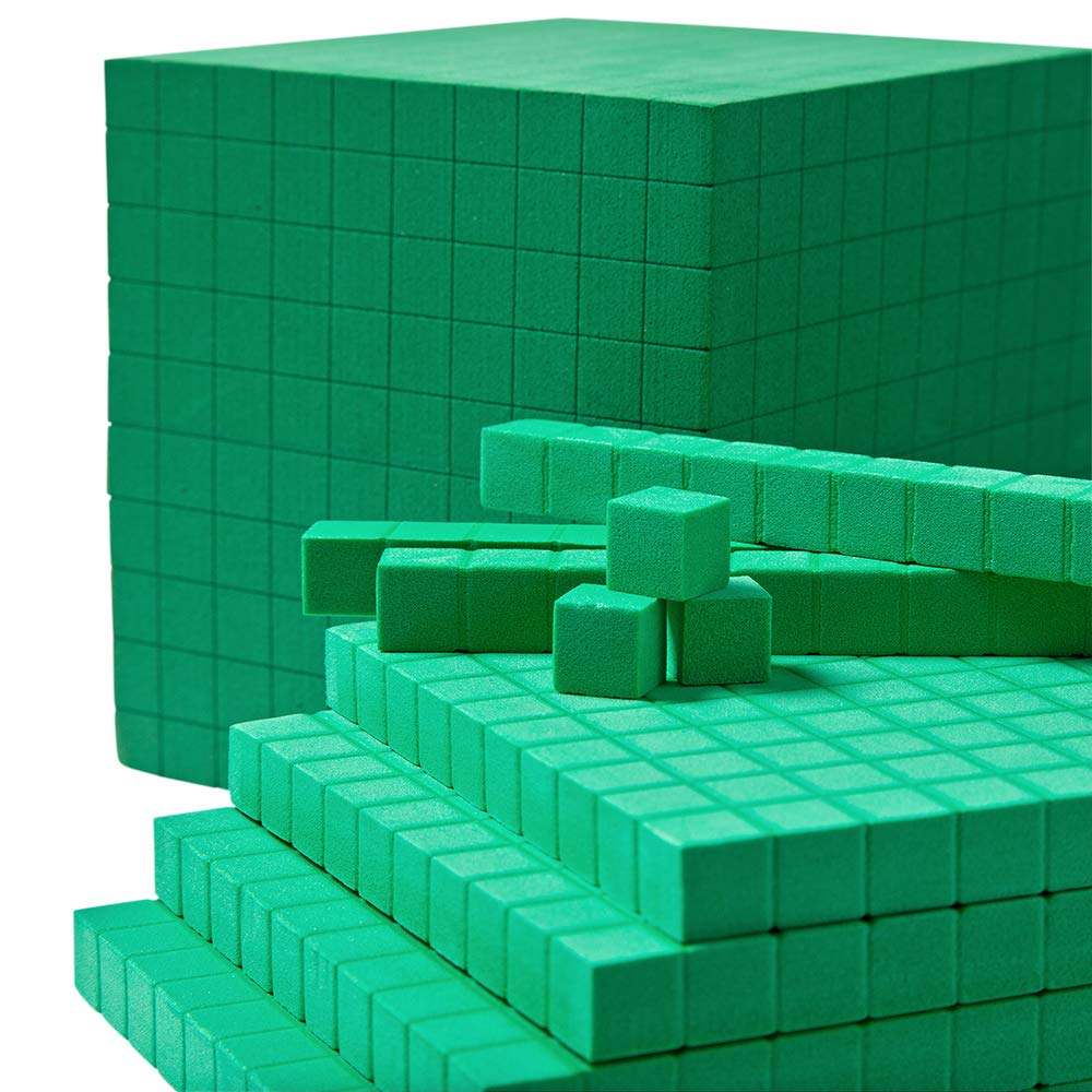 Foto 3 pulgar | Set Completo de Espuma Verde Base Ten Blocks Hand2mind - Venta Internacional