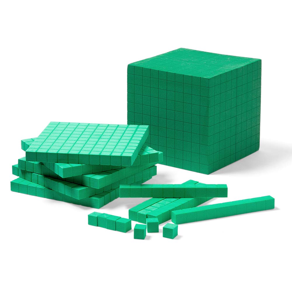 Foto 5 pulgar | Set Completo de Espuma Verde Base Ten Blocks Hand2mind - Venta Internacional