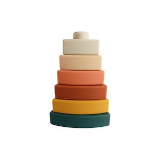 Foto 1 | Juguete Popetú de Triángulos de Silicona Apilables Multicolores para Bebés - Venta Internacional
