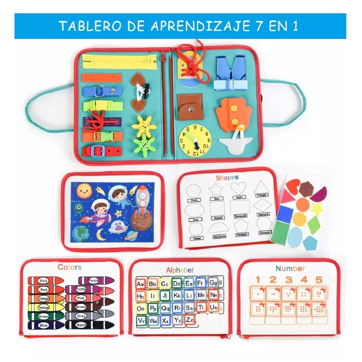 Foto 3 pulgar | Juguete Tablero Belug Para Niños De 1-4 Años color Verde