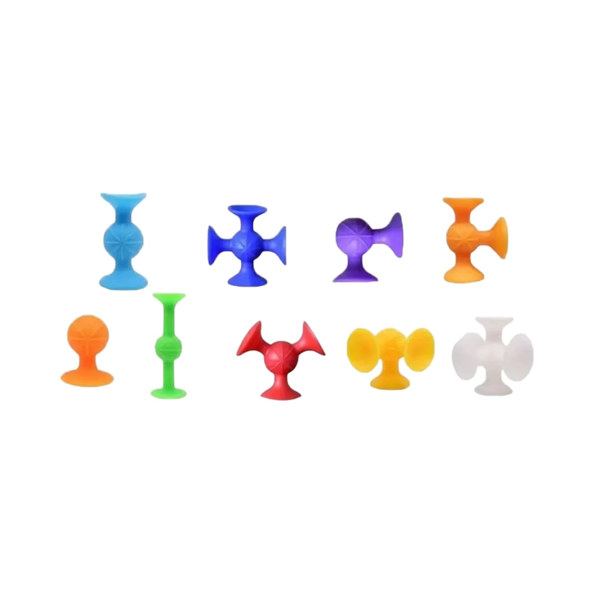 Juguete Didáctico y de Aprendizaje Belug Multicolor Ventosas 58 Piezas $672