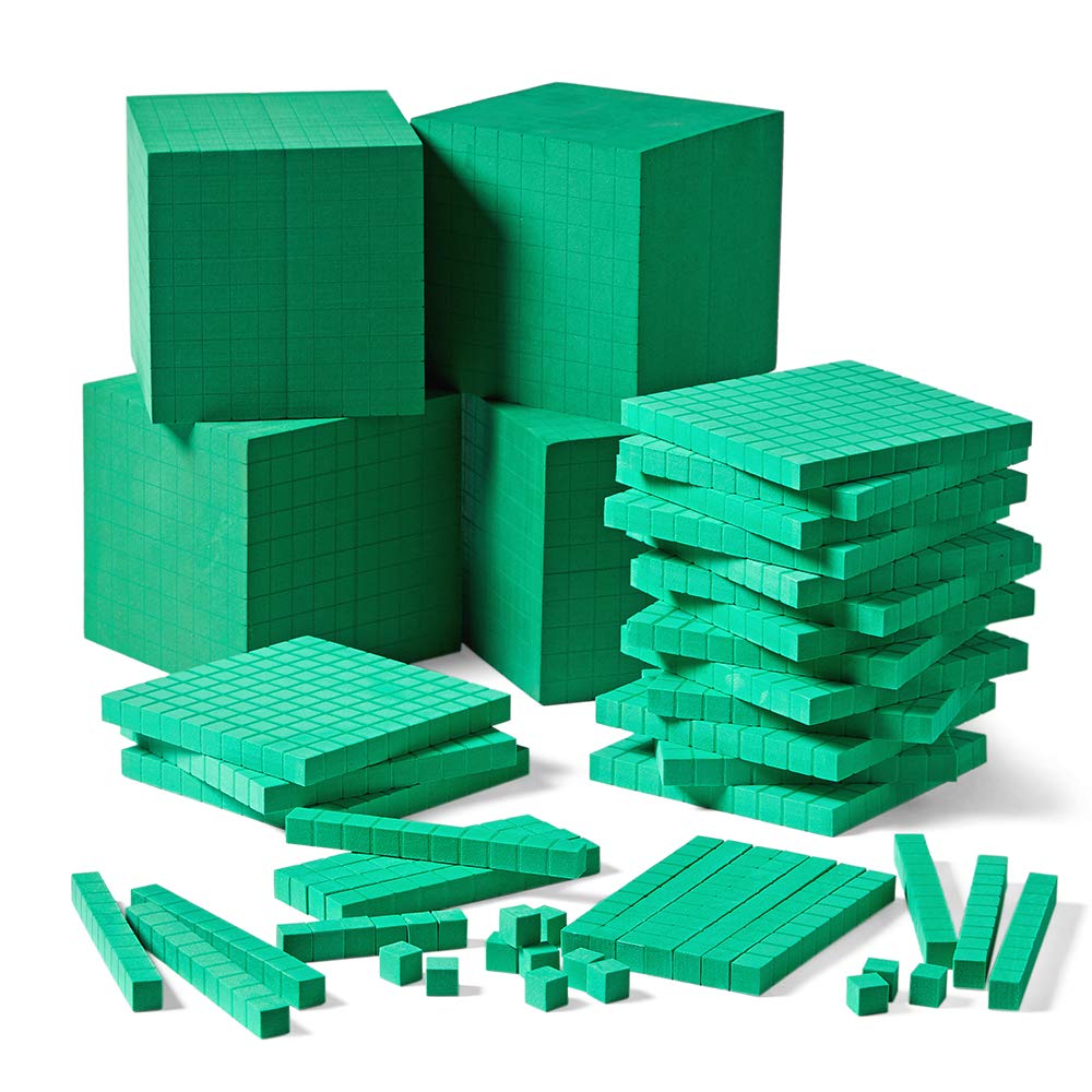 Foto 4 pulgar | Set Completo De Espuma Verde Base Ten Blocks Hand2mind - Venta Internacional