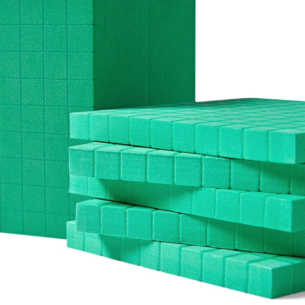 Foto 4 | Set Completo De Espuma Verde Base Ten Blocks Hand2mind - Venta Internacional