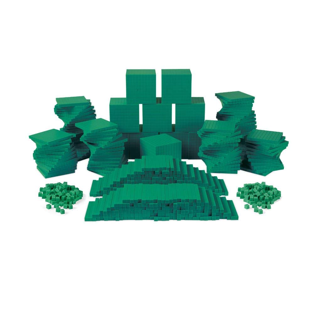 Foto 8 pulgar | Set Completo De Espuma Verde Base Ten Blocks Hand2mind - Venta Internacional