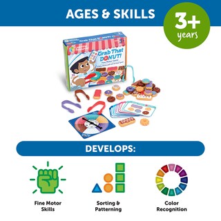 Foto 5 | Juguete de aprendizaje Learning Resources Grab That Donut 39 Piezas - Venta Internacional
