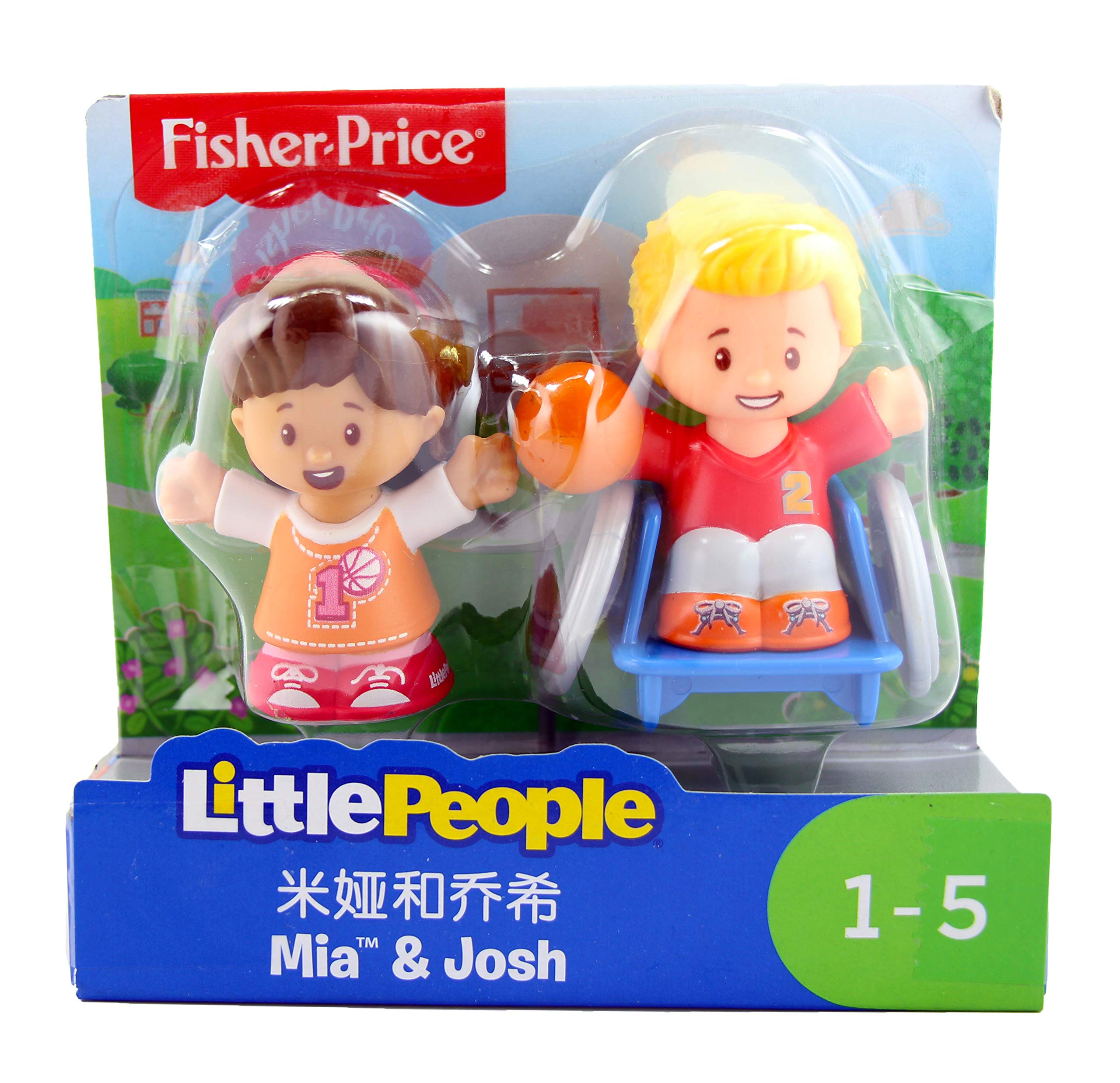 Figuras Fisher-Price Little People Josh y Mia - Venta Internacional