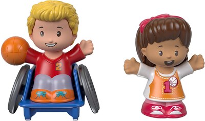Foto 2 | Figuras Fisher-Price Little People Josh y Mia - Venta Internacional