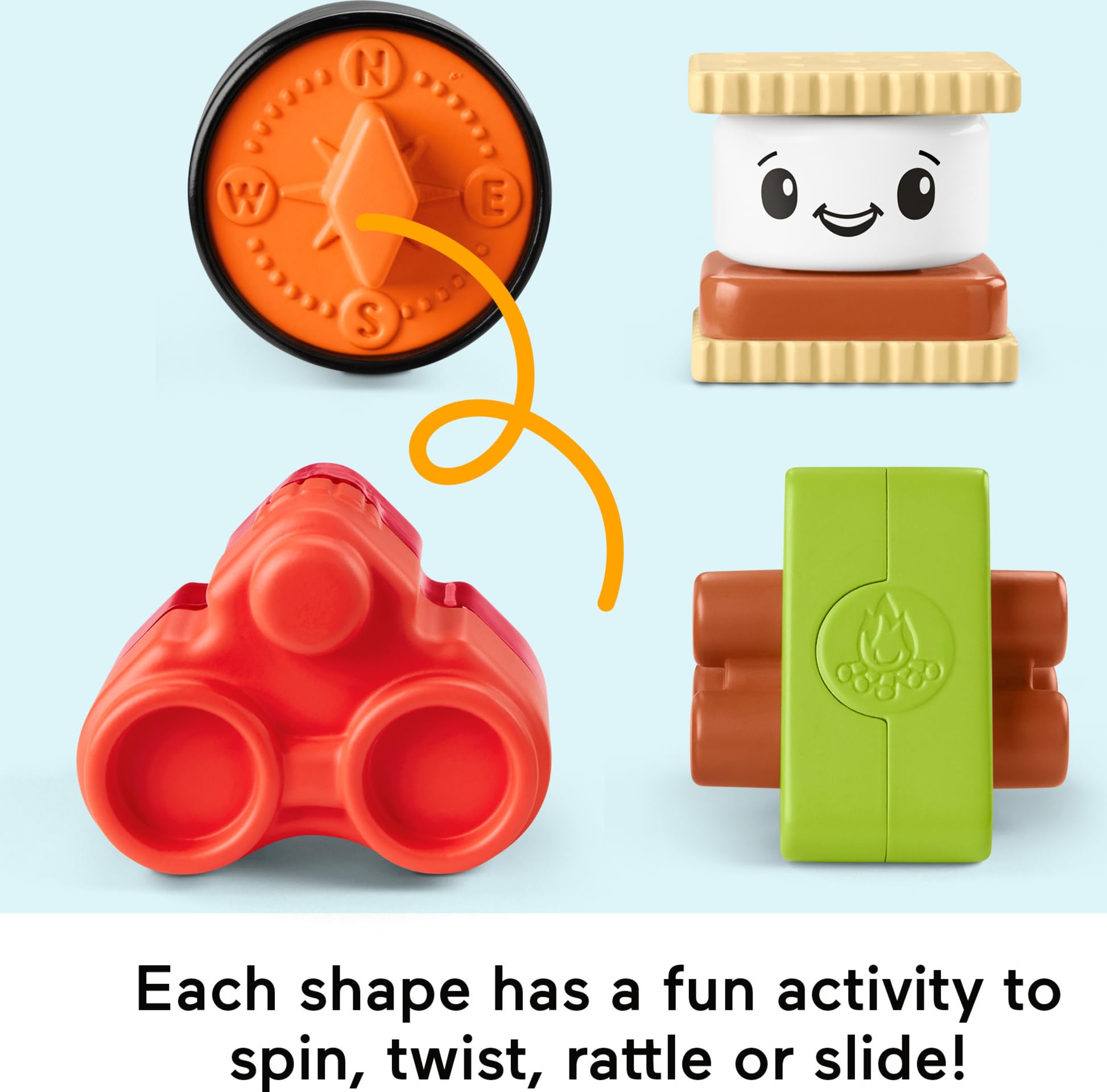 Foto 6 pulgar | Tienda de Campaña Fisher-Price con Forma de S'more - Venta Internacional