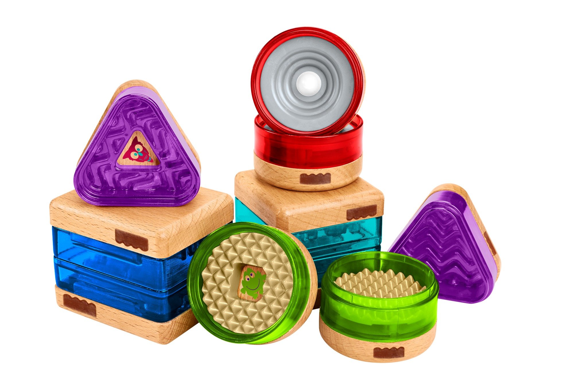 Foto 5 pulgar | Juego De Juguetes De Madera Surprise Inside Shapes De Toy Fisher-price - Venta Internacional.