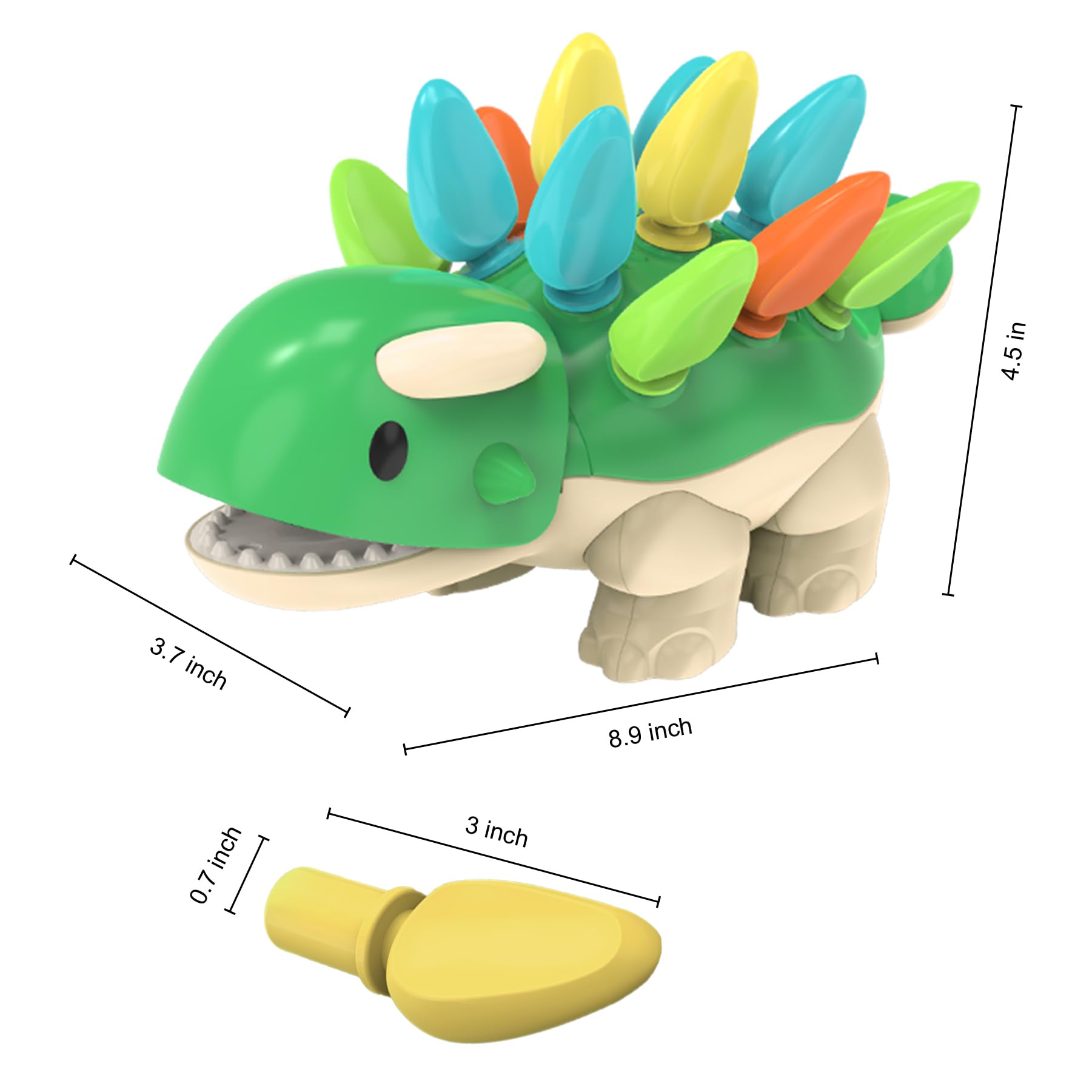 Foto 6 | Juguetes De Dinosaurios Montessori Anzimo Para Niños Pequeños De 1 A 4 Años - Venta Internacional.