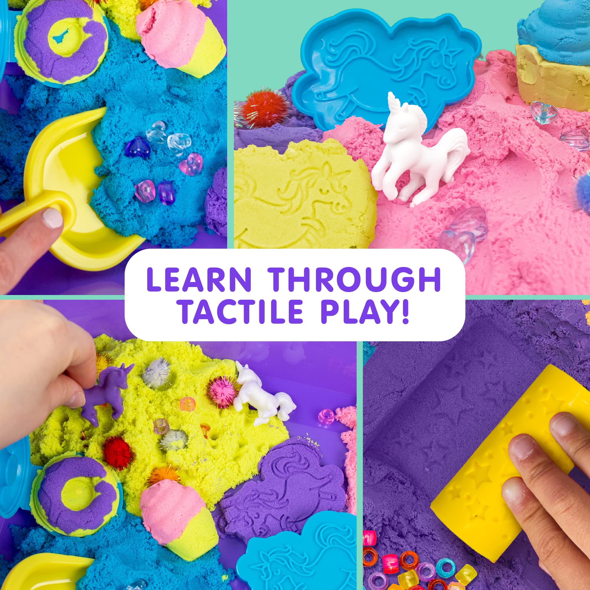Foto 5 pulgar | Papelera Sensorial Hecha Por Mí Explore + Create Unicorn Para Niños Pequeños - Venta Internacional.
