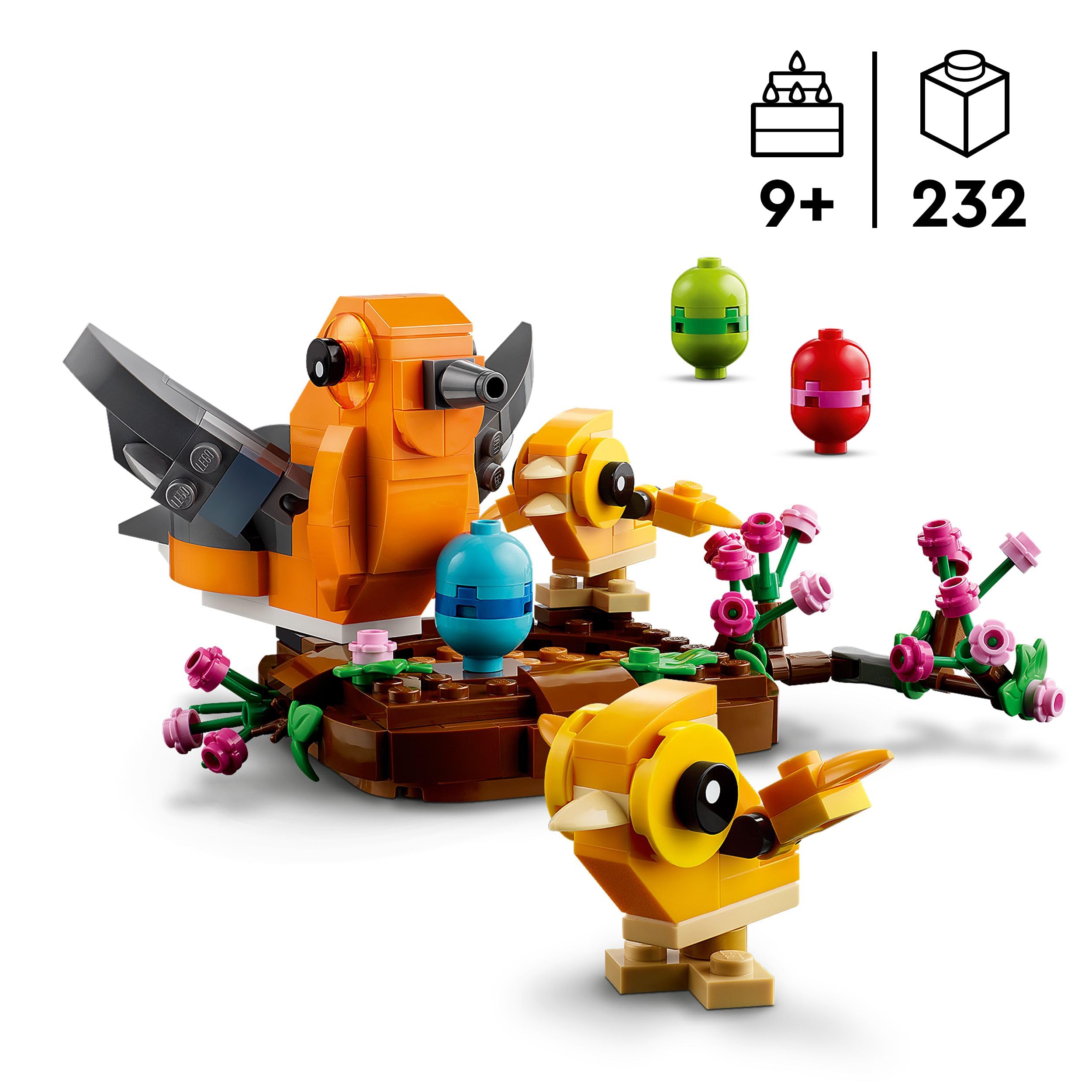 Foto 2 | Juguete Lego Bird's Nest 40639 Con 232 Piezas Para Niños Mayores De 9 Años - Venta Internacional.