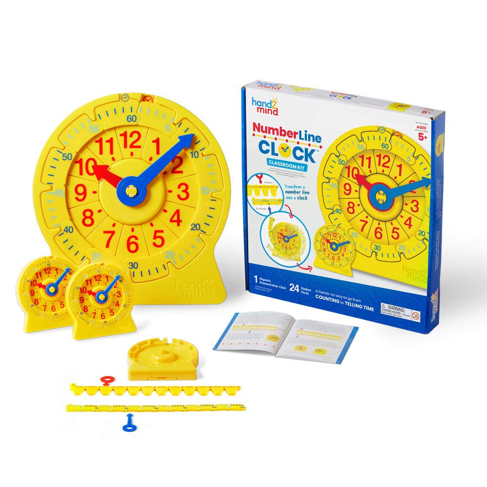 Foto 2 pulgar | Reloj Numérico Hand2mind De Teaching Clock Para Niños (juego De 25) - Venta Internacional.