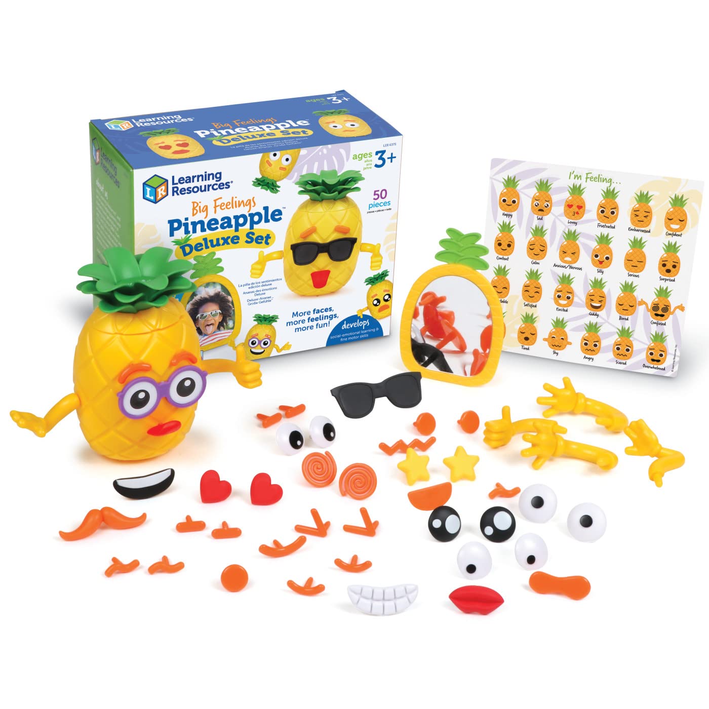 Set Deluxe Big Feelings Pineapple De Toy Learning Resources - Venta Internacional.