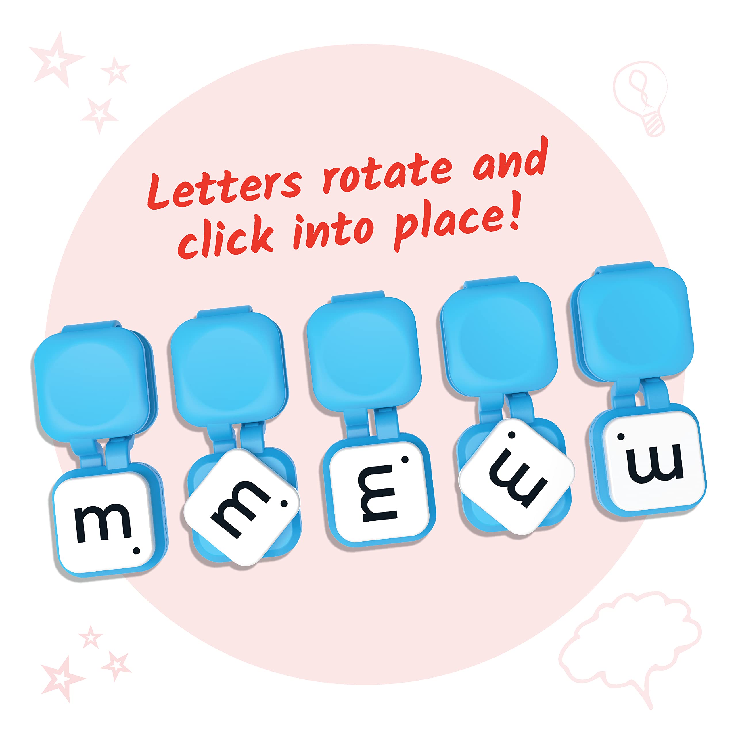 Foto 5 pulgar | Fine Motor Clips Hand2mind Learn My Letters Para Niños En Edad Preescolar - Venta Internacional.