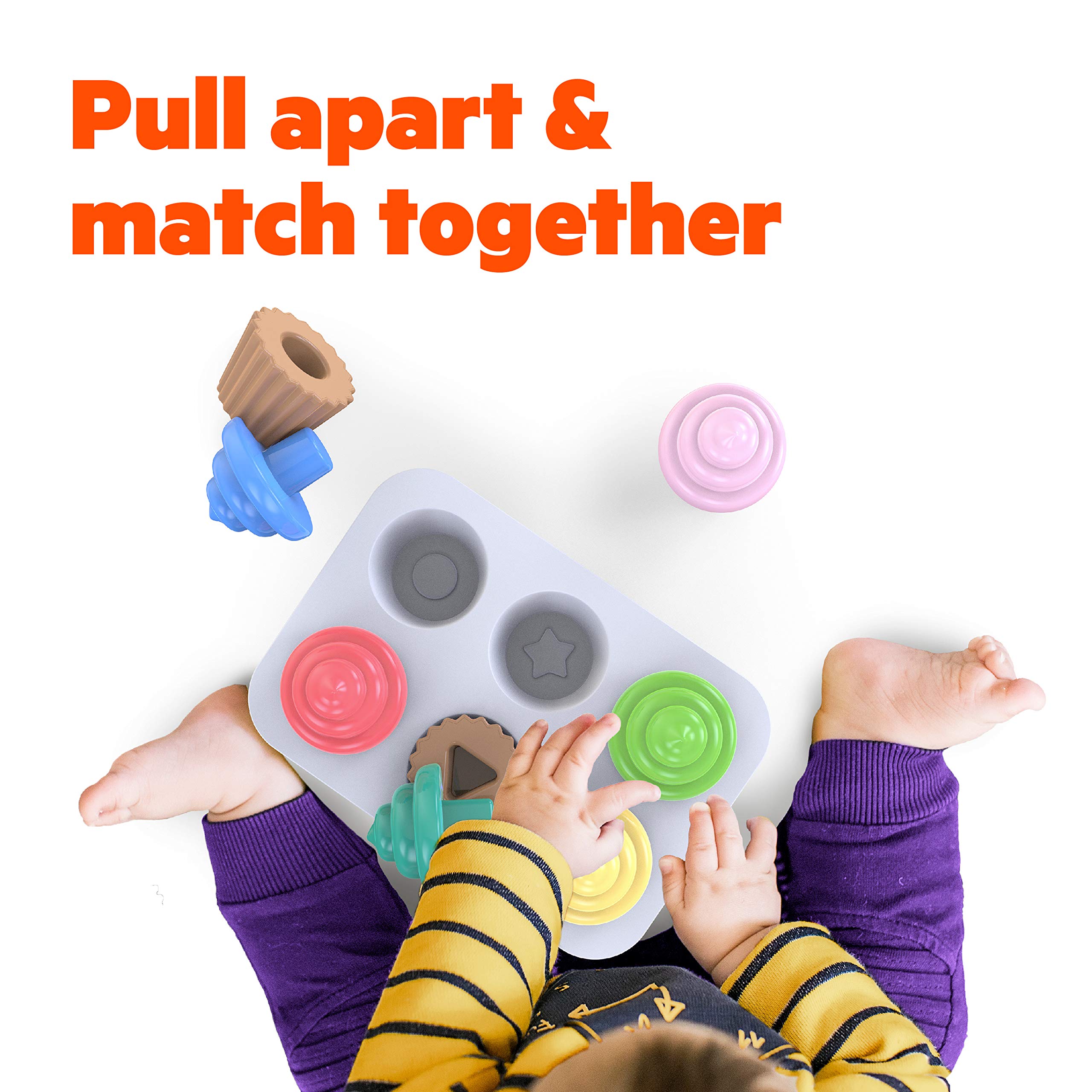 Foto 6 pulgar | Juguete Clasificador De Formas Bright Starts Sweet Cupcakes A Partir De 3 Meses - Venta Internacional.