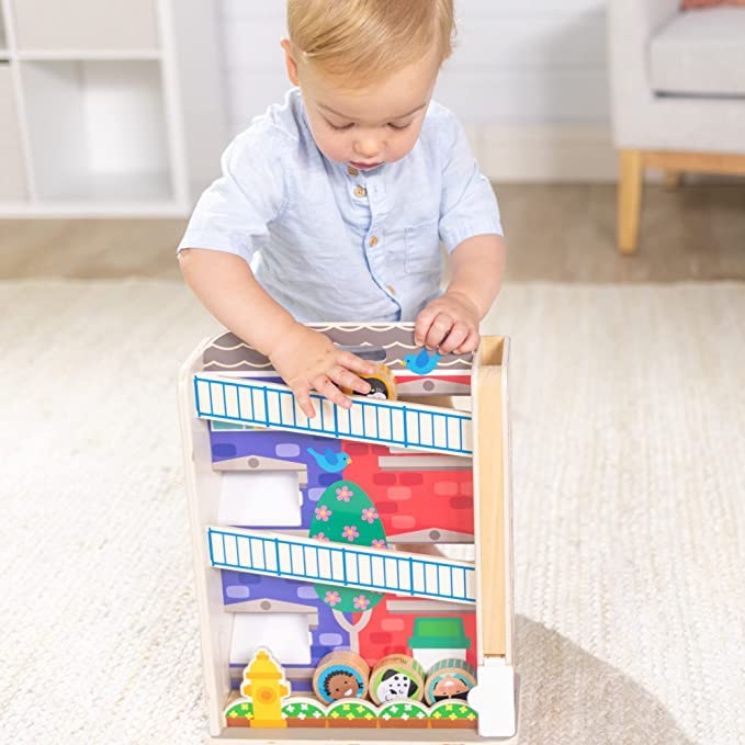 Foto 4 | Casa Unifamiliar De Madera Toy Melissa & Doug Go Tots Con 6 Discos - Venta Internacional.