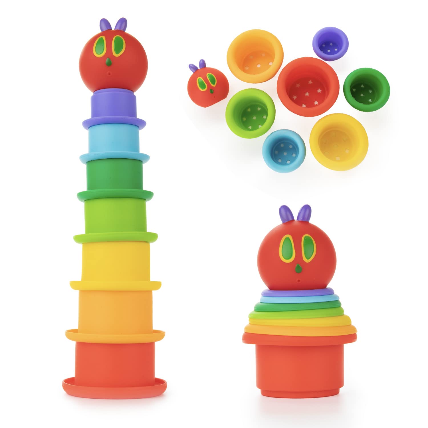 Foto 2 pulgar | Juego De Vasos Apilables Kids Preferred The Very Hungry Caterpillar - Venta Internacional.