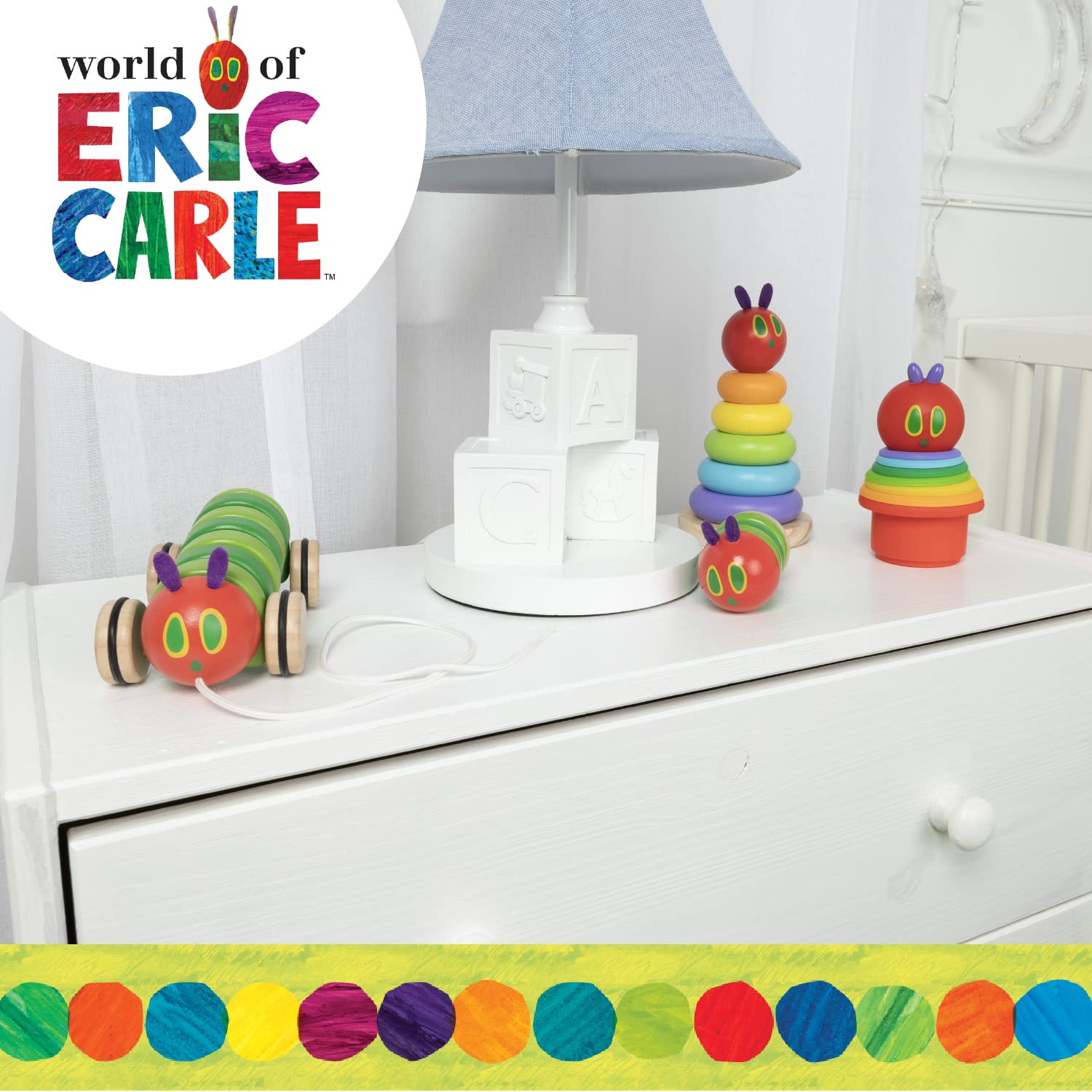 Foto 7 pulgar | Juego De Vasos Apilables Kids Preferred The Very Hungry Caterpillar - Venta Internacional.