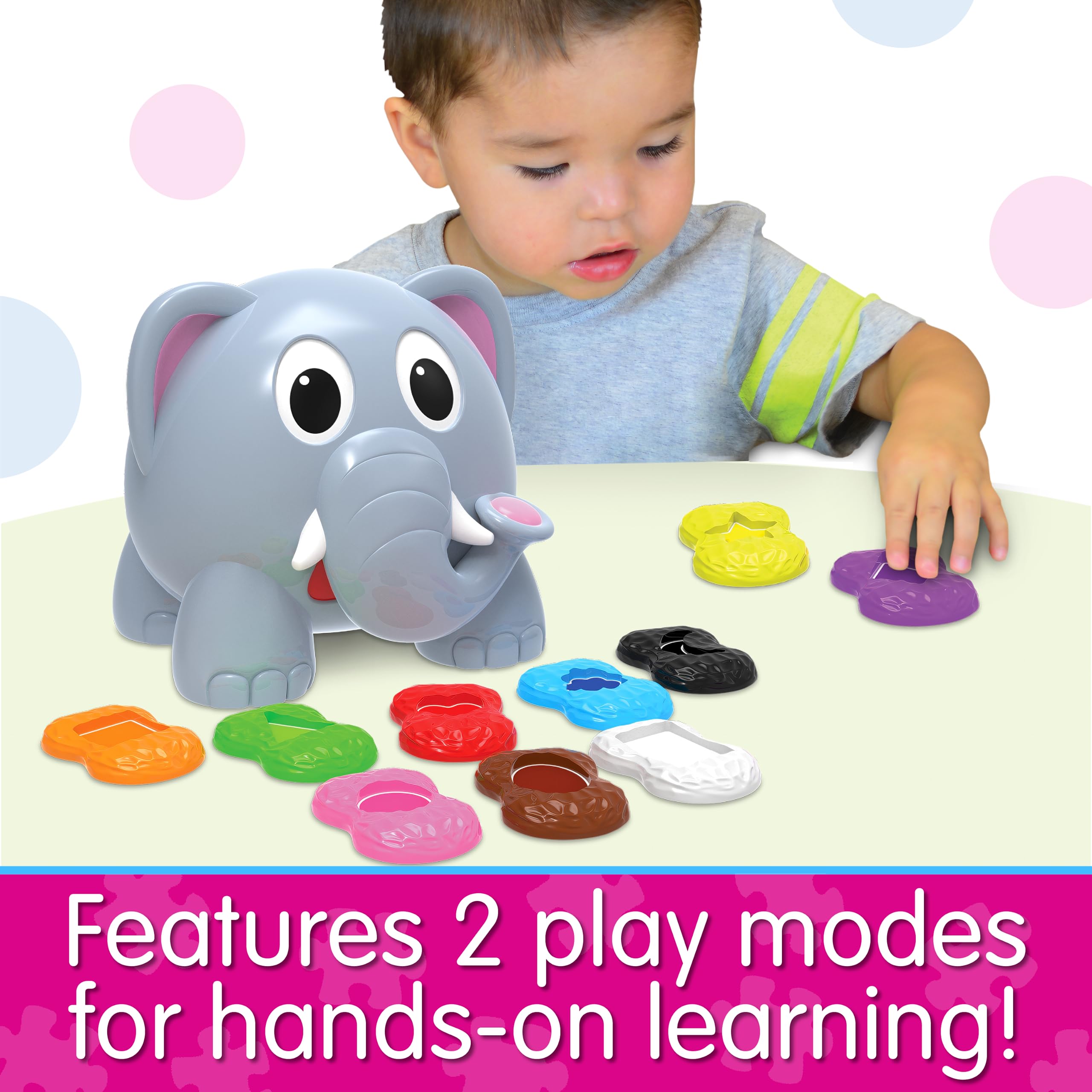 Foto 5 pulgar | Juguete Didáctico The Learning Journey Learn With Me Shapes Elephant - Venta Internacional