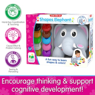 Foto 5 | Juguete Didáctico The Learning Journey Learn With Me Shapes Elephant - Venta Internacional