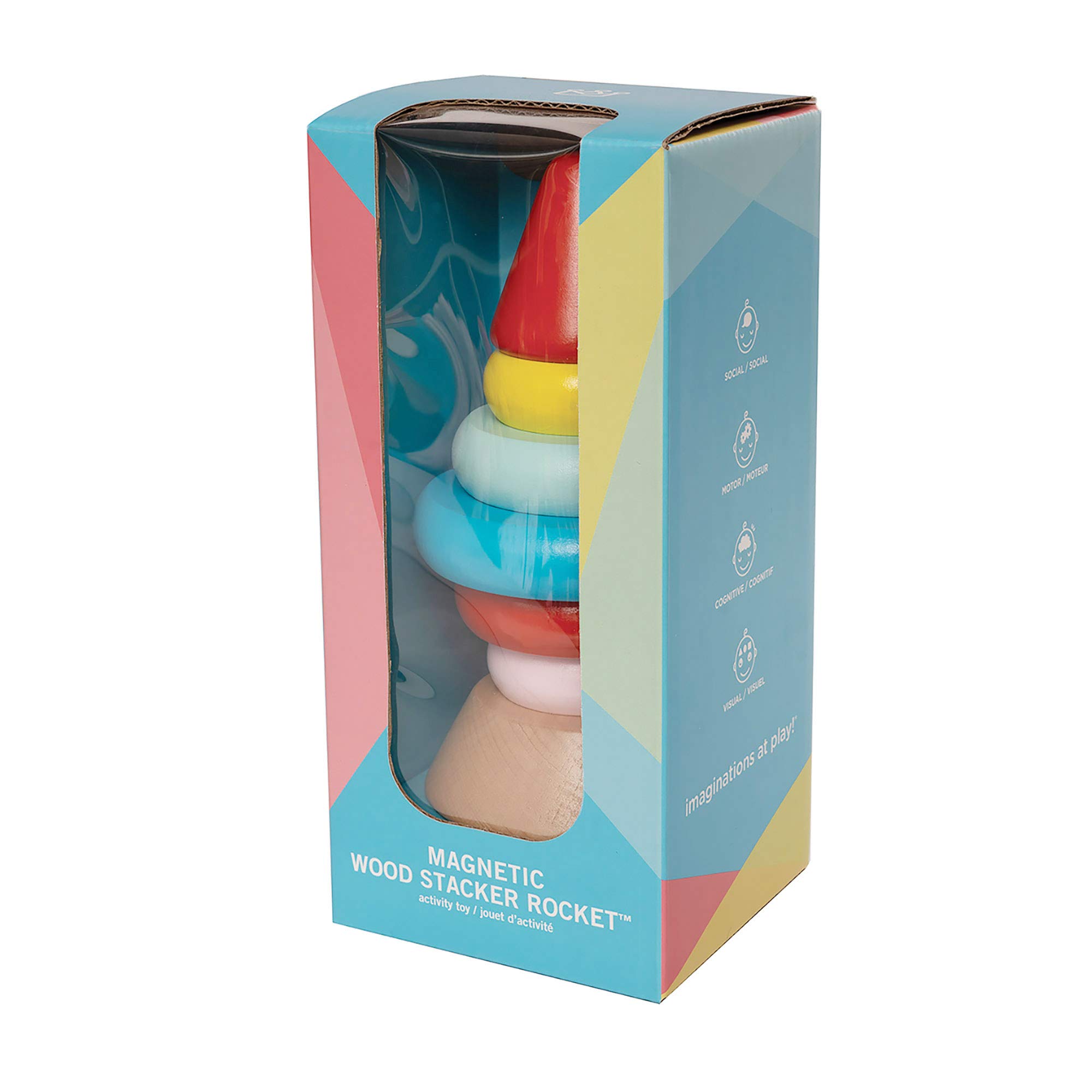 Foto 5 pulgar | Stacker Toy Manhattan Toy Stacker Rocket Baby De 1 Año O Más - Venta Internacional.