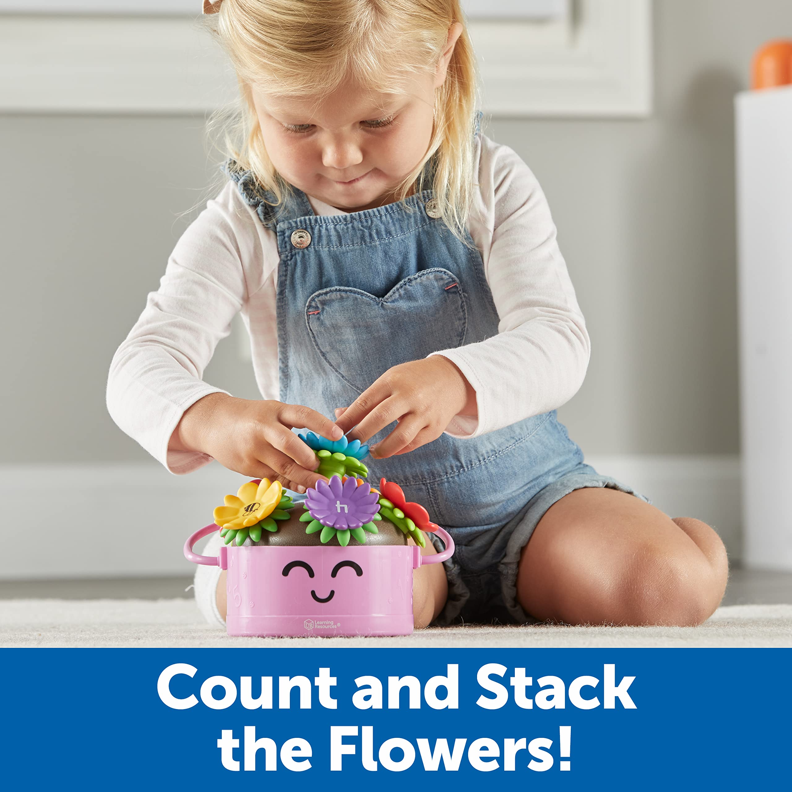 Foto 3 | Maceta Poppy The Count & Stack De Toy Learning Resources - Venta Internacional.