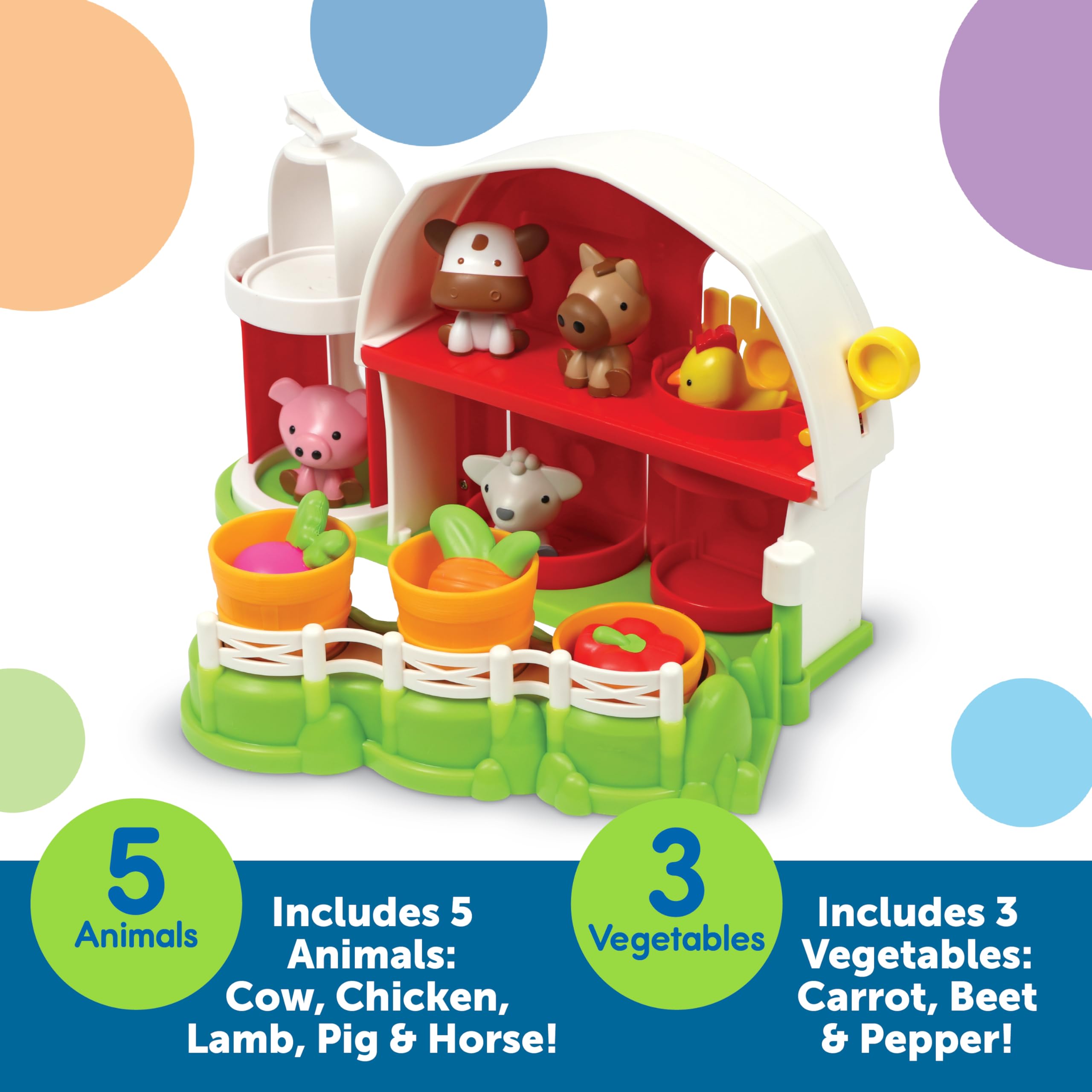 Foto 5 pulgar | Granja de Juguete Learning Barnyard- Venta Internacional