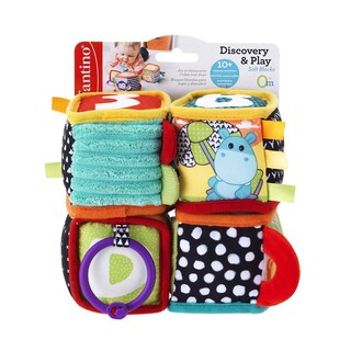 Foto 3 | El Juguete De Desarrollo Infantino Discover And Play Soft Blocks - Venta Internacional.