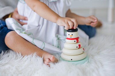 Foto 7 | Set De Juguetes Apilables Pearhead Christmas Snowman Para Niños - Venta Internacional.