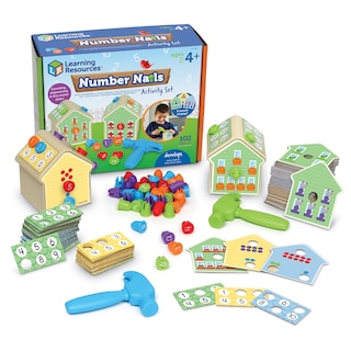 Foto 1 | Set De Actividades, Recursos De Aprendizaje, Clavos Numéricos, 102 Piezas, 4 O Más - Venta Internacional.