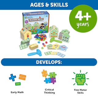 Foto 6 | Set De Actividades, Recursos De Aprendizaje, Clavos Numéricos, 102 Piezas, 4 O Más - Venta Internacional.