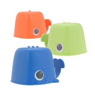 Foto 2 | Vasos De Baño Nuby Whale, 3 Vasos Apilables Para Bebés De Más De 9 Meses - Venta Internacional.