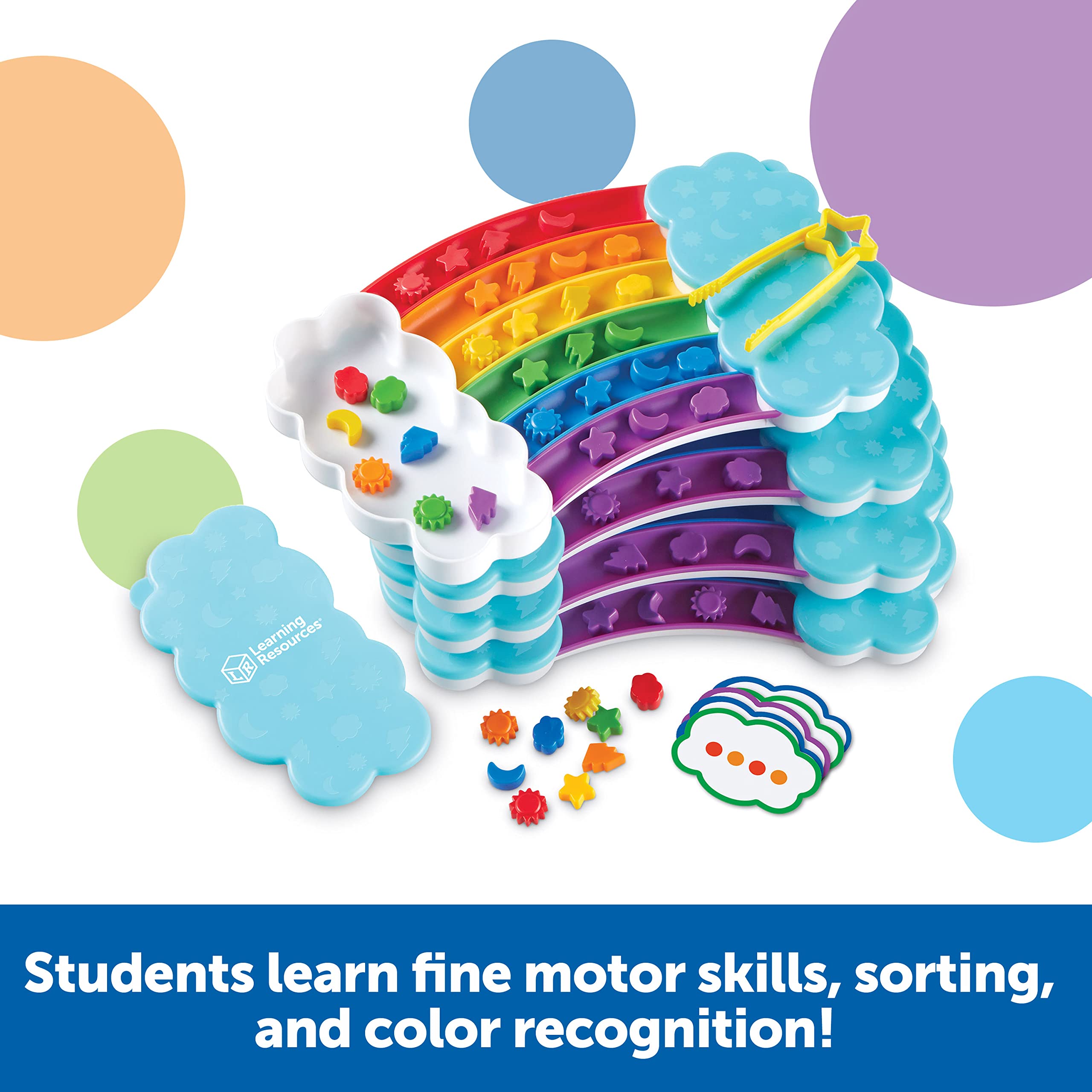 Foto 4 pulgar | Set De Clasificación Learning Resources Rainbow 144 Piezas +3 Años - Venta Internacional.