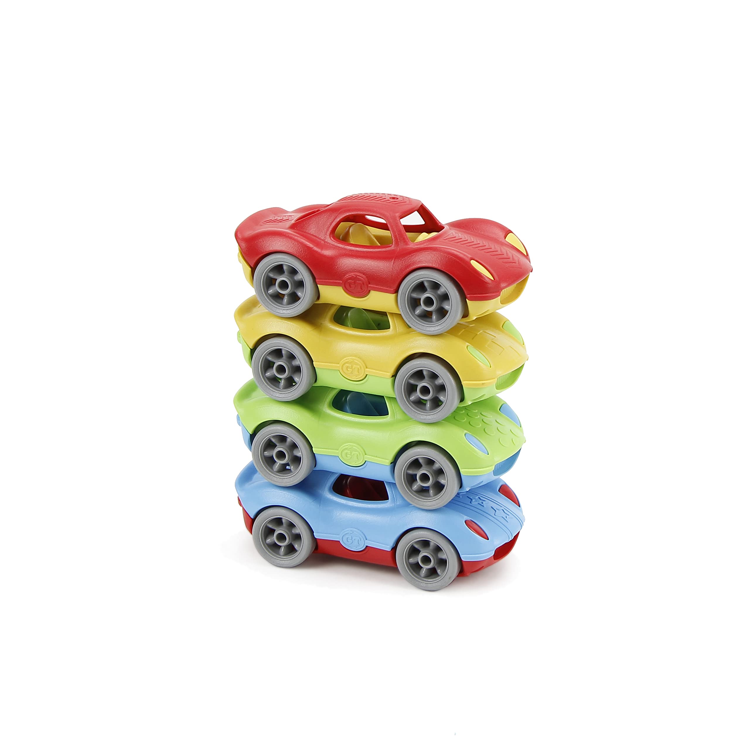 Foto 3 pulgar | Toy Green Toys Stack And Link Racer 100% Plástico Reciclado - Venta Internacional.
