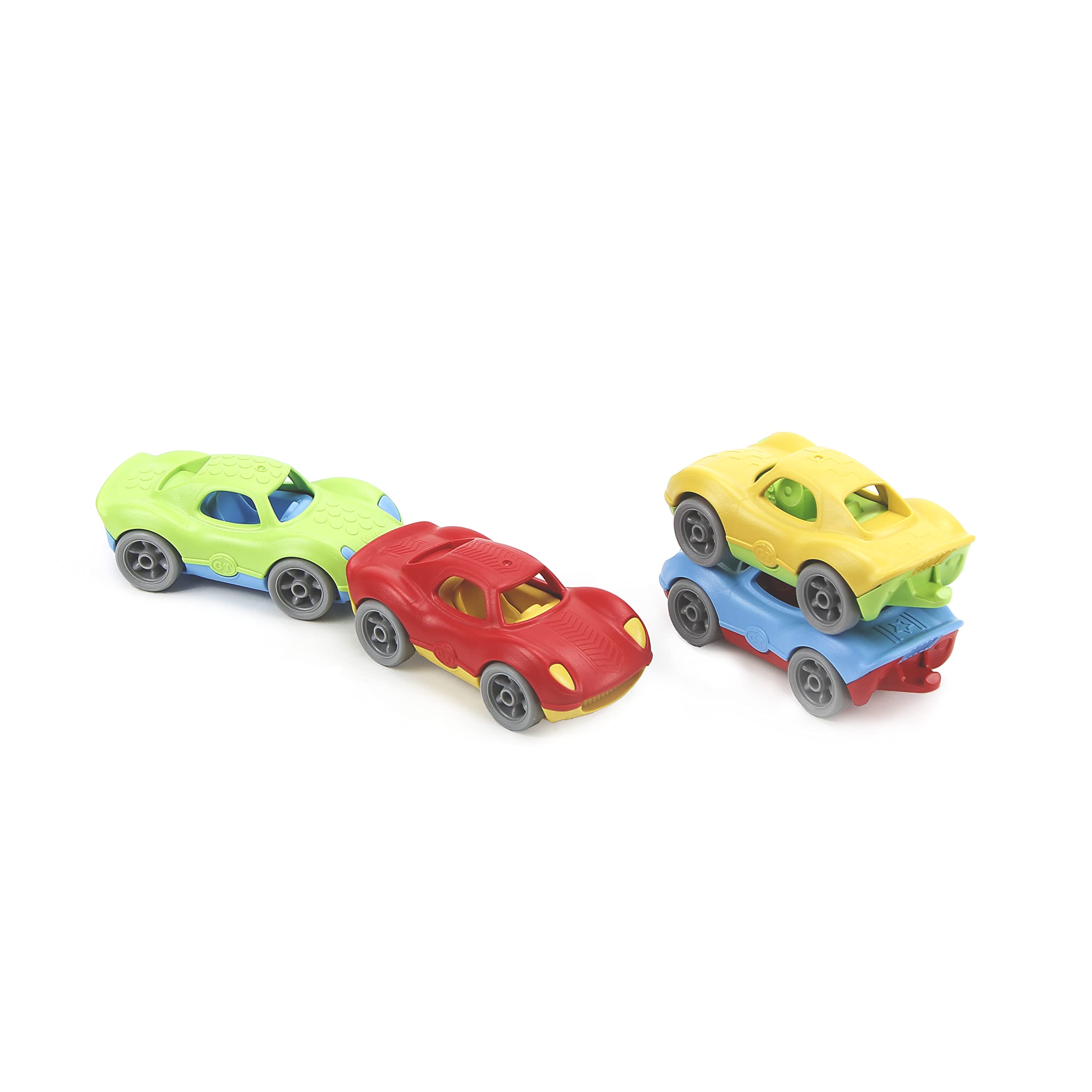 Foto 5 pulgar | Toy Green Toys Stack And Link Racer 100% Plástico Reciclado - Venta Internacional.