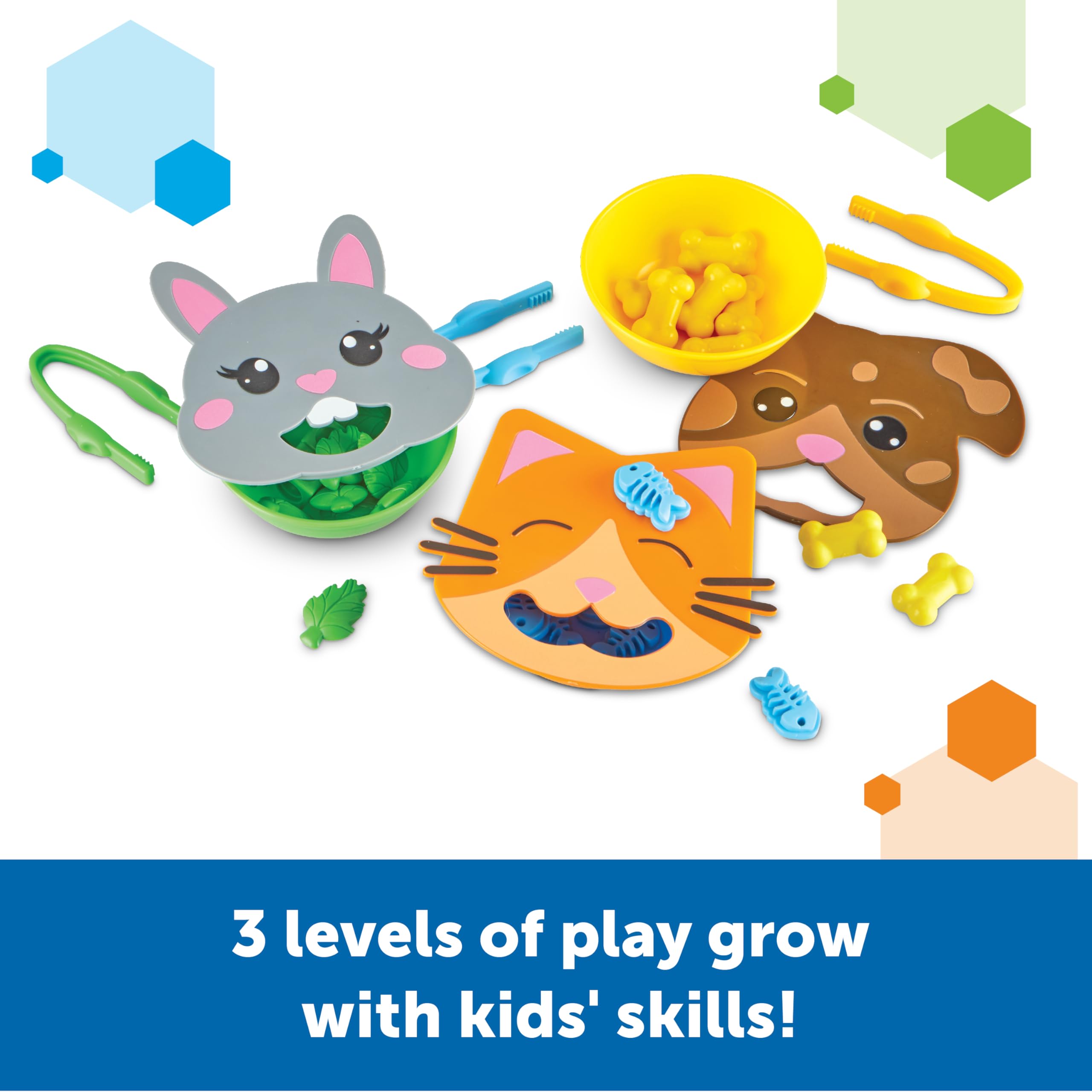 Foto 4 pulgar | Toy Learning Resources Fine Motors Feeding Friends, 39 Piezas - Venta Internacional.