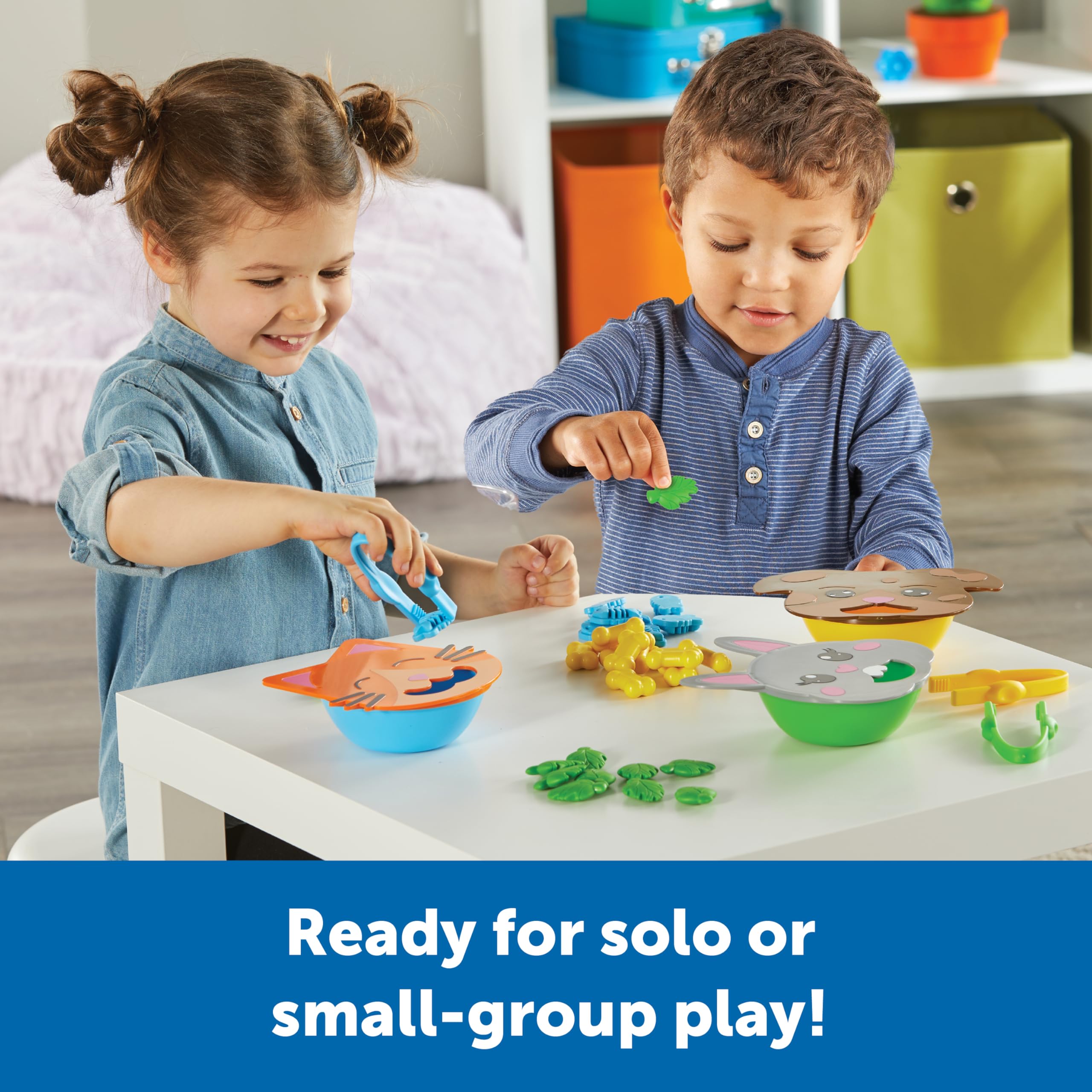 Foto 5 pulgar | Toy Learning Resources Fine Motors Feeding Friends, 39 Piezas - Venta Internacional.