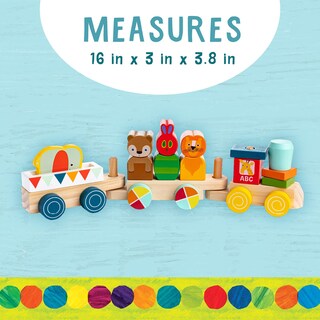 Foto 4 | Set de Tren Kids Preferred World Of Eric Carle The Very Hungry Caterpillar de Madera 15 Piezas - Venta Internacional