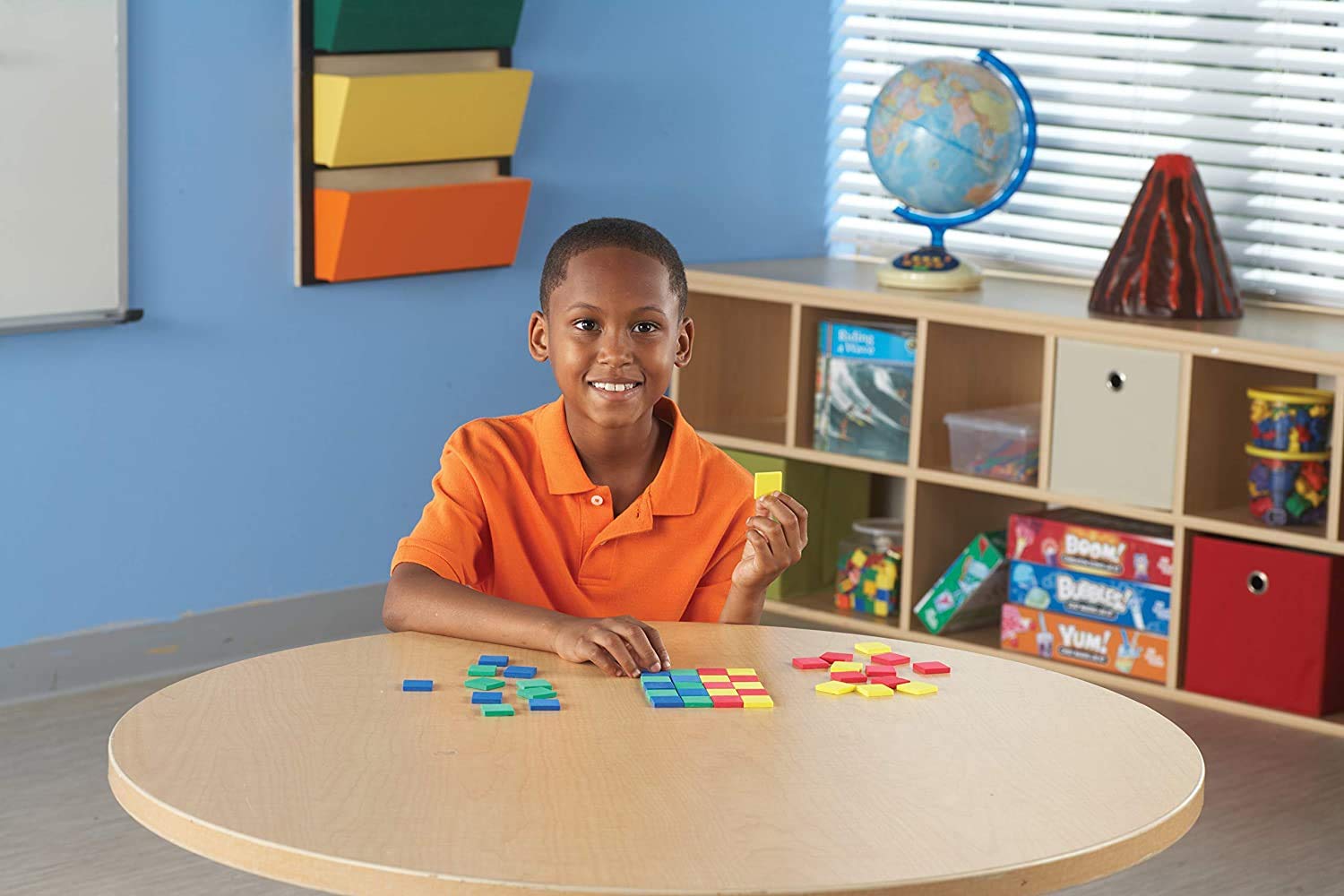 Foto 4 | Baldosas Cuadradas De Plástico De Colores Hand2mind De Math Manipulatives - Venta Internacional.